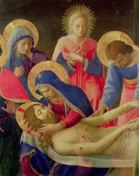 Beweinung Christi, 1436-41 (Detail)